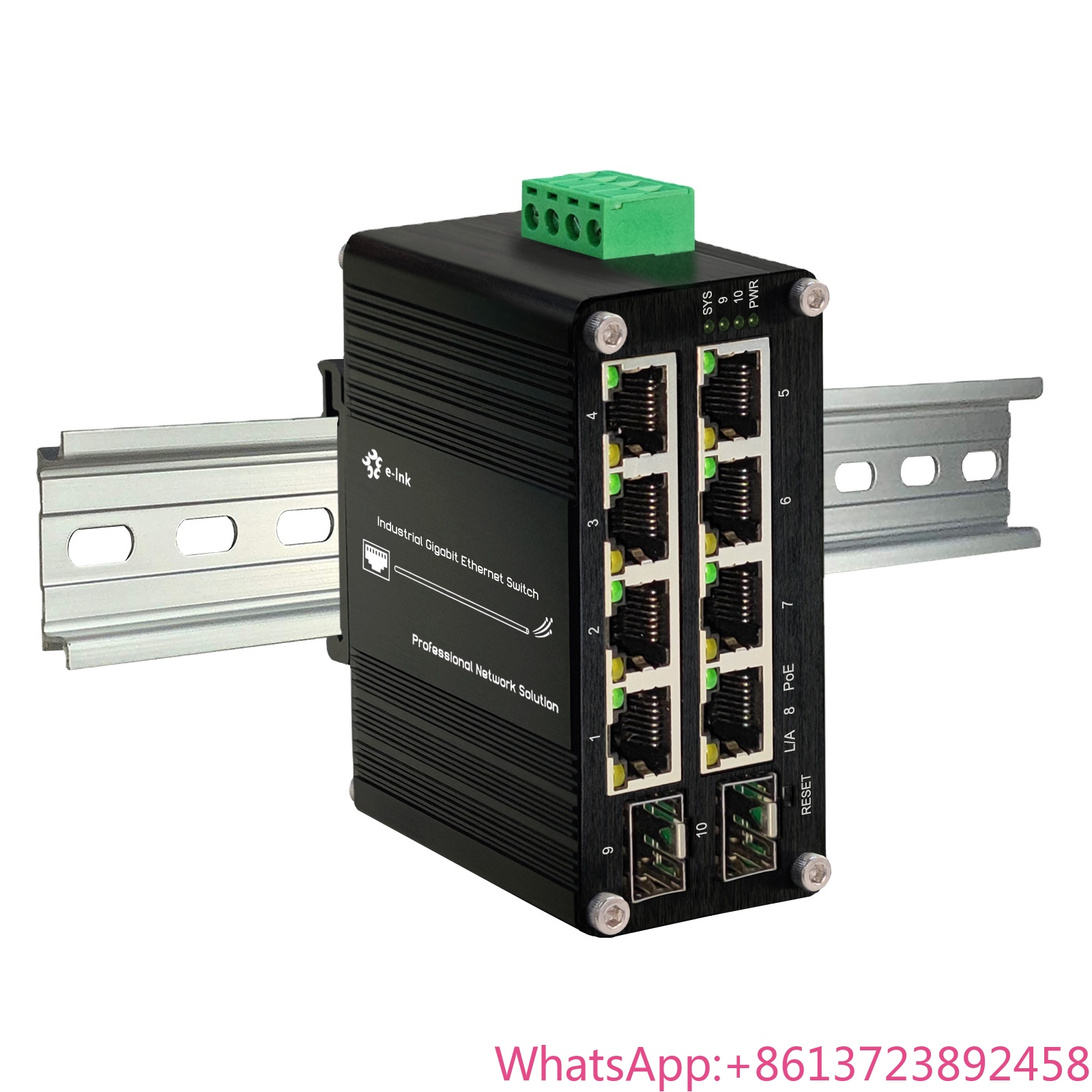 Managed Gigabit Poe Switch 8 Port 802.3At - Managed PoE Switch 8 Port 10/100/1000T