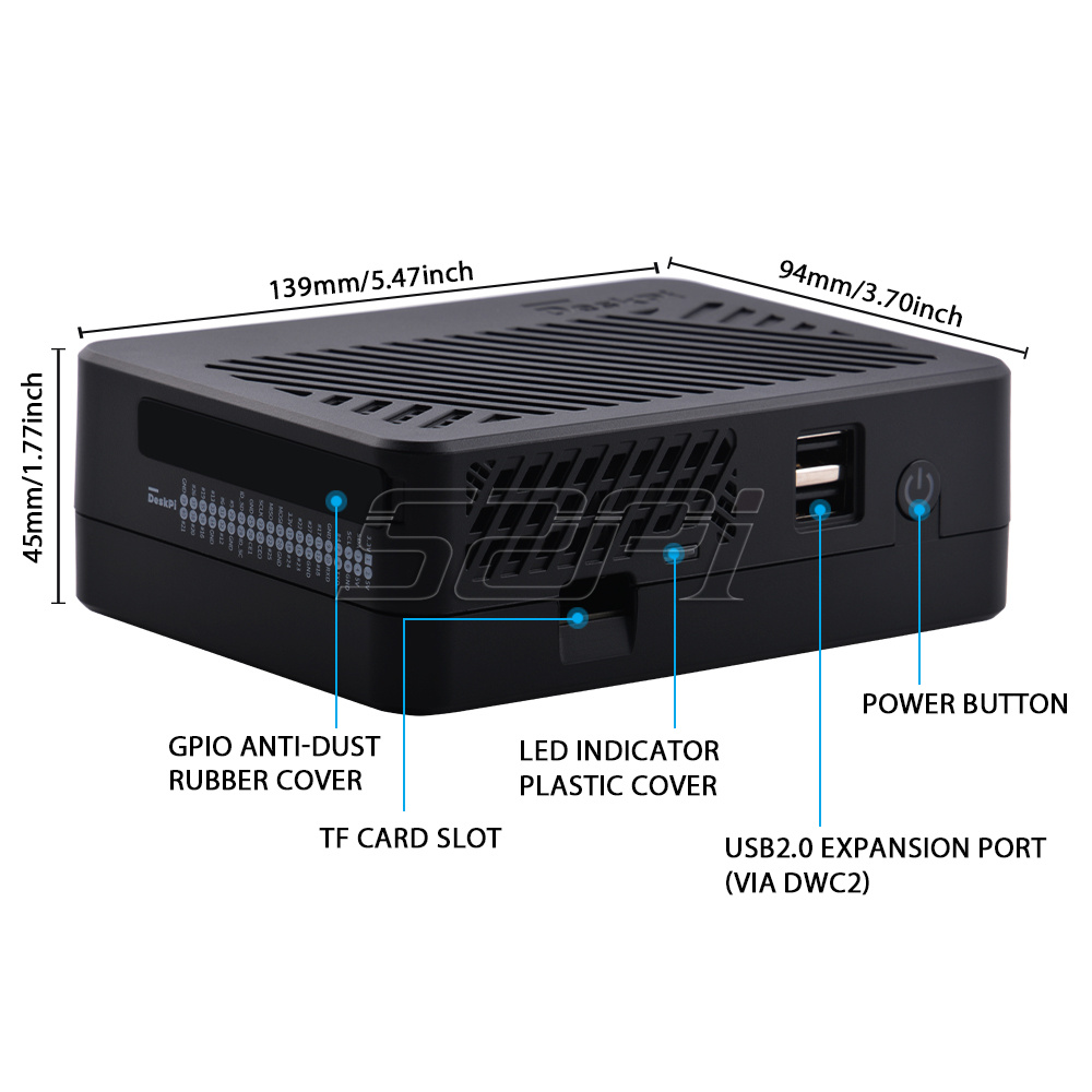 52Pi DeskPi Lite NAS Case with - Deskpi Super6C 评论和价格